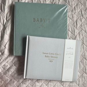 Baby's First Year and Baby Shower Guest Books